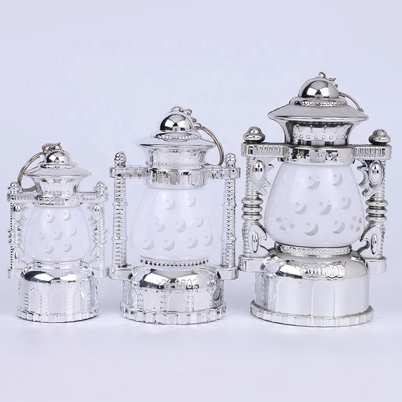 Promotion Giveaway Mini Led Ramadan Lantern Keychain for Kids