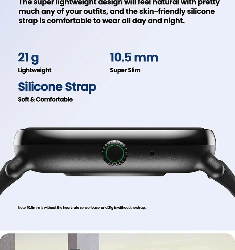 Zeblaze GTS 3 Pro Smart Watch - Pearl White New Zeblaze GTS 3 Pro AMOLED Screen Bluetooth Phone Calls Health and Fitness Tracking Smartwatch