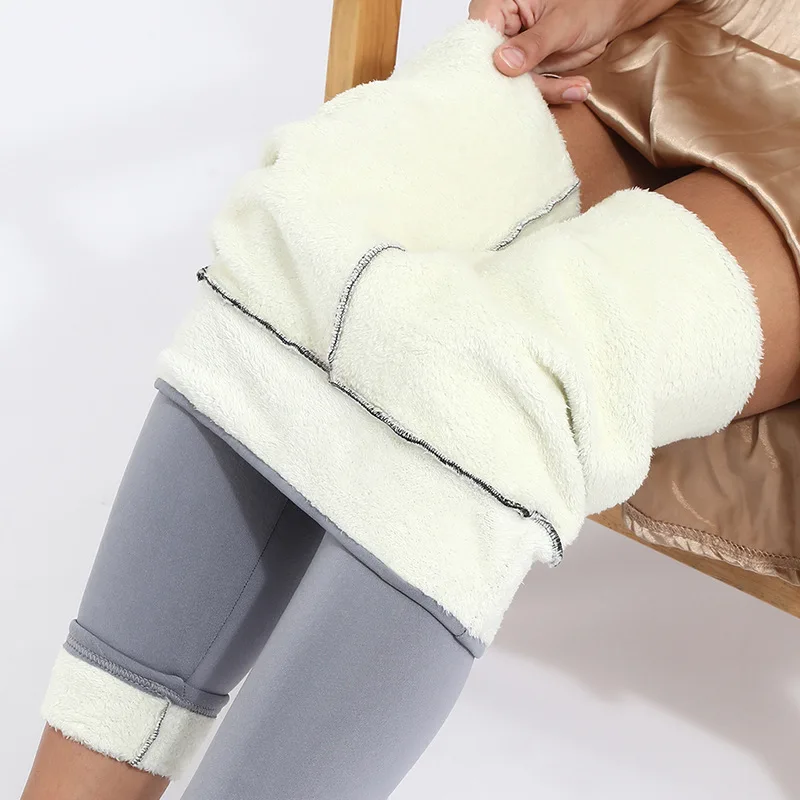 Women Thick Leggings Thermal Tights Lady Fleece Lined Soft Warm Pantyhose Leggings