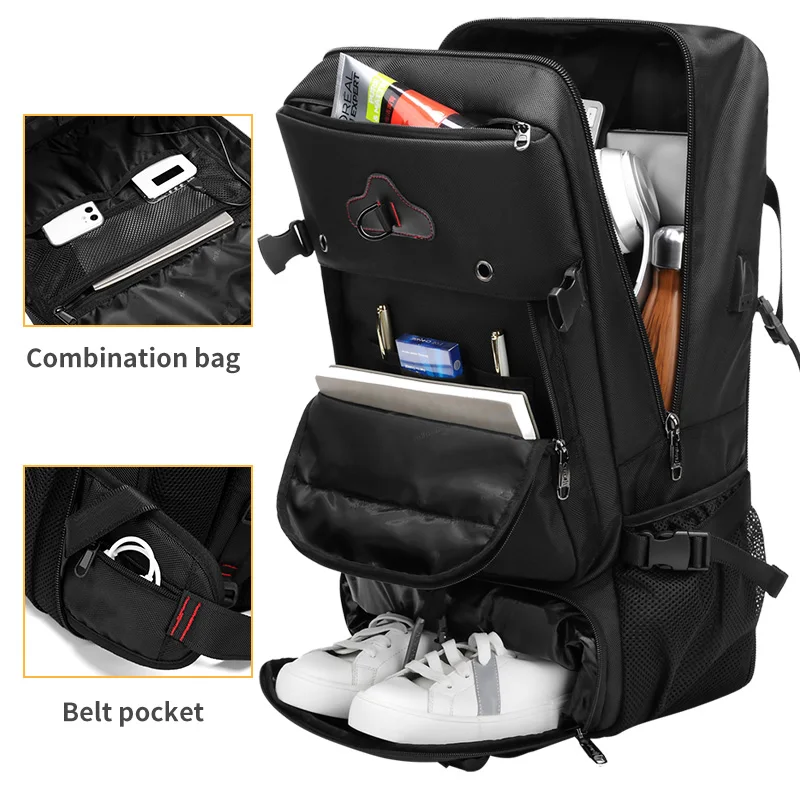 Alibaba.com: MingLu 2070 Waterproof Tactical Backpack, 70L, USB &  Anti-Theft Features: Ideal for camping & travel professionals.