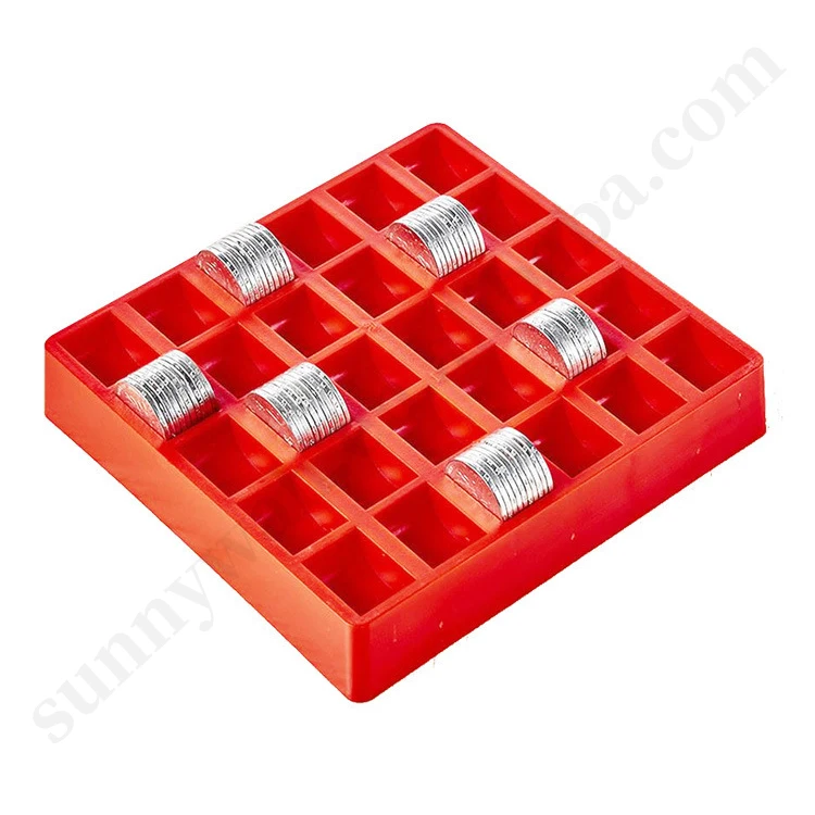 Small Plastic Coin Box Token Plastic Game Coin Case Box for Arcade Machine