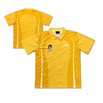Cricket Jersey Design Black with yellow