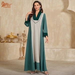 KY850  Islamic Clothing  Women Dubai Muslim Casual Dress Malaysia Kaftan  Moroccan Customized Suit