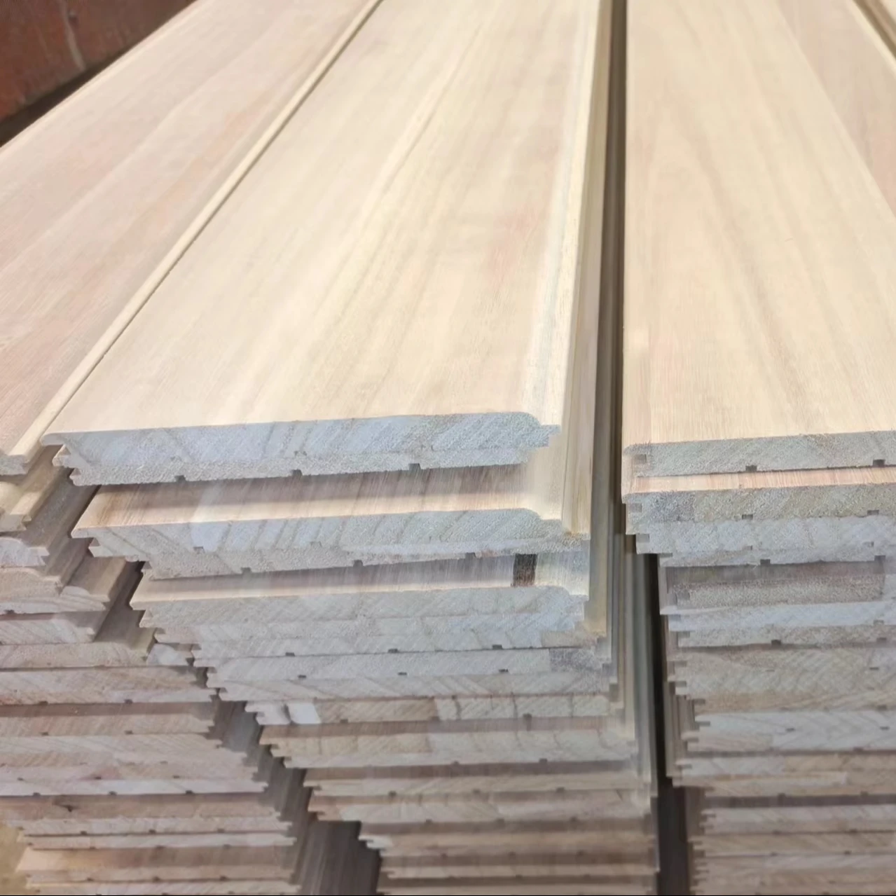 Hinoki Cedar Wood Waterproof Wall Panels 4x8 For Interior