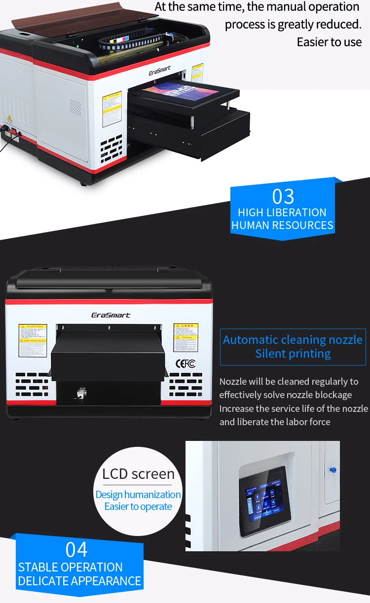 Dtg Printer A3 Size Direct To Garment Inkjet T-shirt Printing Machine ...