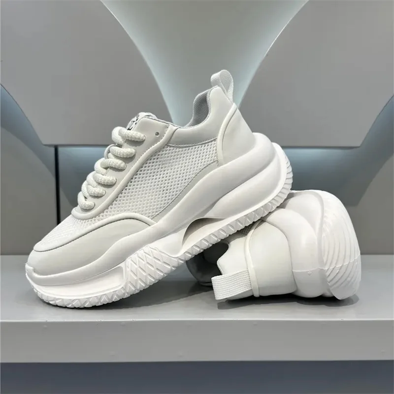 New All-match Anti-slip Deodorant Breathable Sweat-absorbing Mesh Surface Breathable Daddy Shoes Man
