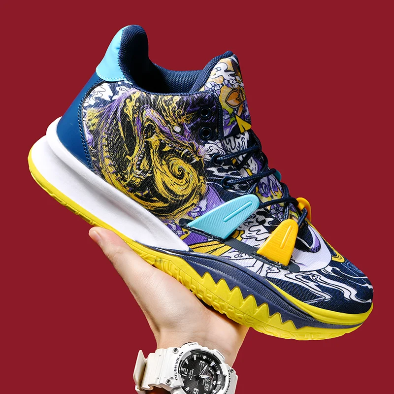 2026 Basketball Style Men's Running Walking Sneakers Rubber Outsole Mesh Upper Breathable Design for Summer Autumn Winter Spring
