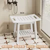 Taburete de baño - Blanco - 56*32*46
