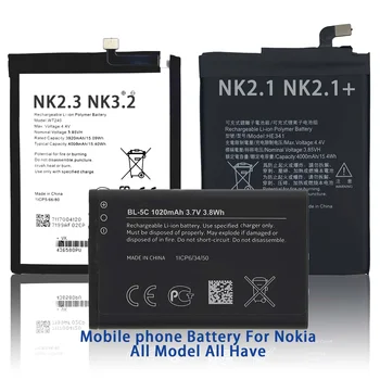 Factory Shop NK1.1 C1 C2 C3 Mobile phone battery for Nokia 2.3 2.4 5.3 X6 X7 X8 4C 5C 5J 5J 3310 1520 1320 OEM Longhe