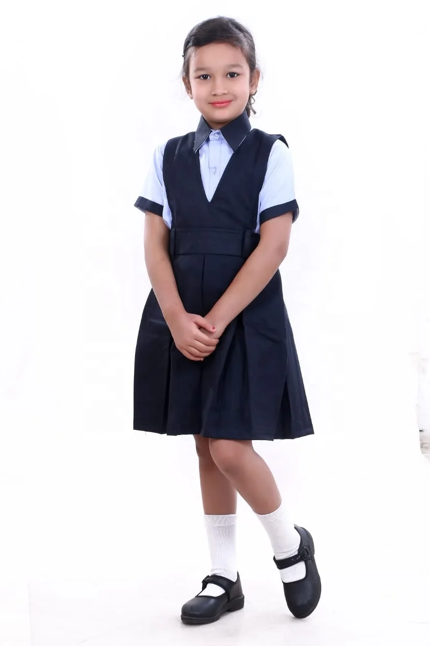 Professional School Uniform School Blue Dress Pinafore Manufacturer ...