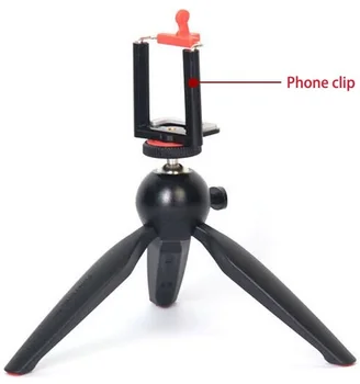 Yunteng YT-228 Mini Universal Tripod Lightweight Tripod Stand Mount for Cellphone iPhone 6 7 8 Dslr Desktop Selfie Bracket detail image