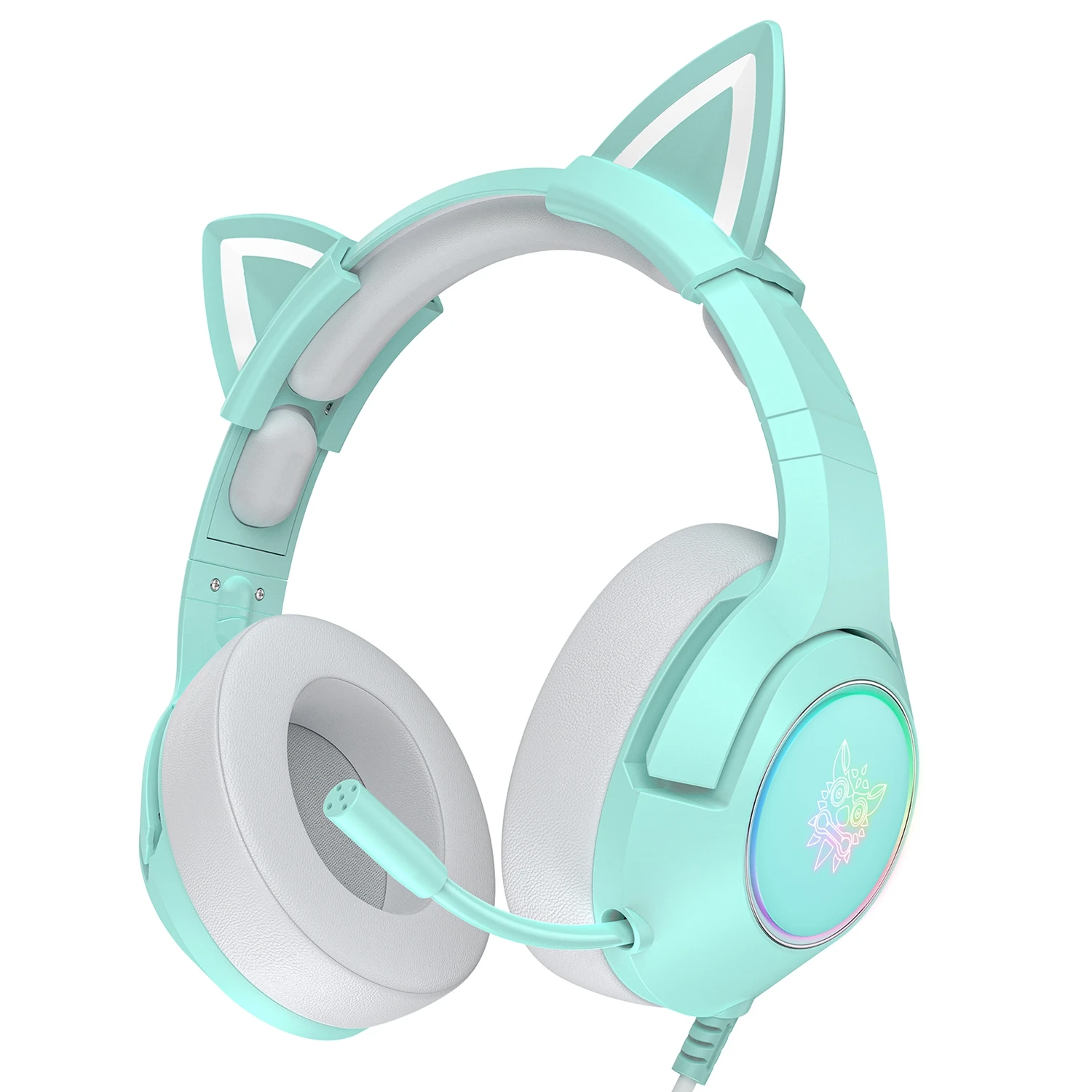 meloen toewijzen Larry Belmont New Design Green Color K9 Cat Ear Gaming Headset With Mic Onikuma Stereo Pc  Ps4 Wired Gaming Headphone Rgb Led Gamer Headphone - Buy Gaming Headset  Stereo Gamer Headphones With Microphone,Onikuma Cat