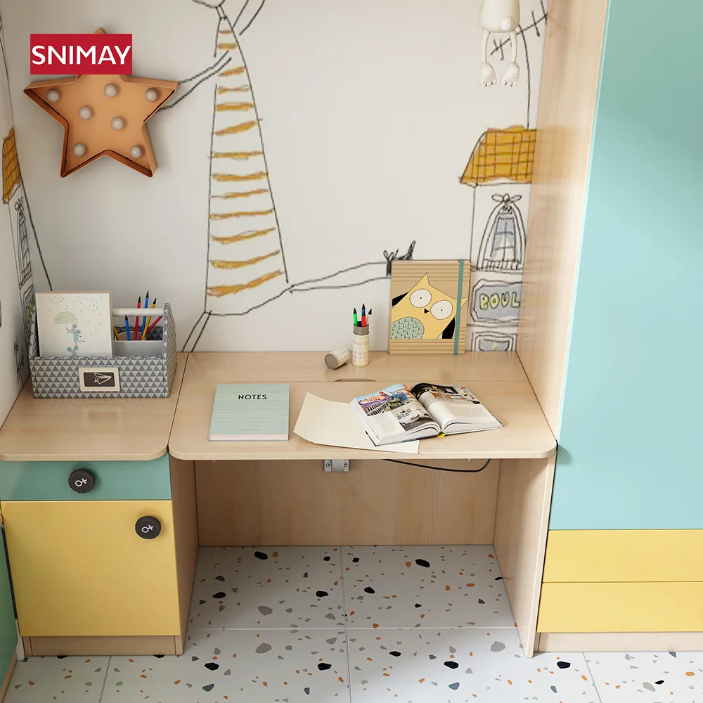 Cama Loft Personalizada com Estrutura de Madeira para Crianças, image size:1000x1000