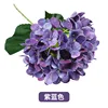 Hortensia individual 3D, morado-azul