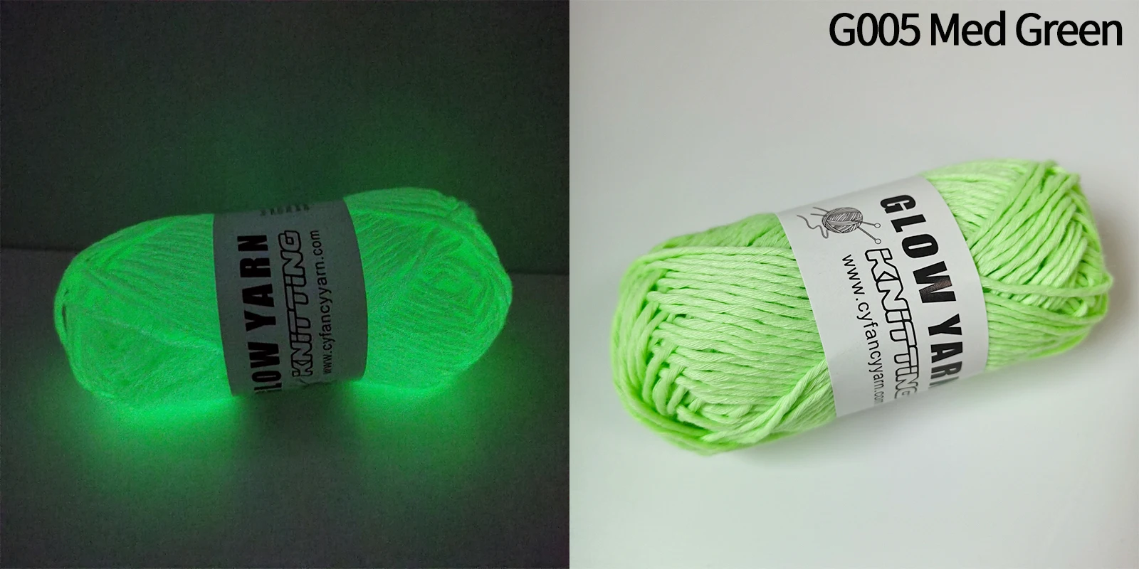 Glow in the Dark Yarn Polyester Luminous Yarn Glowing 2mm for Hand Knitting  NEW