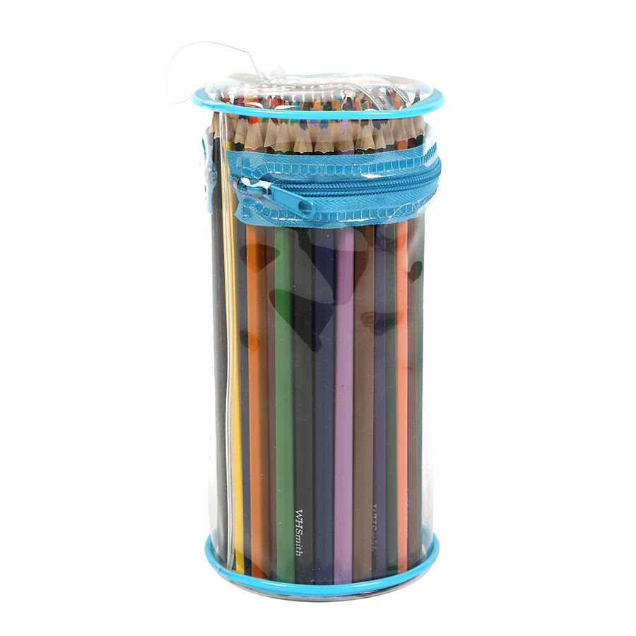 Wholesale Wood Colored Pencil Drum Set in Paper Tube for Kids Portable
