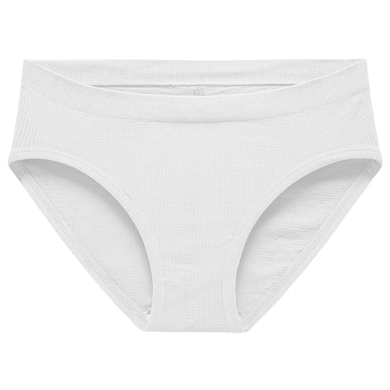 woman seamless panties cotton solid color