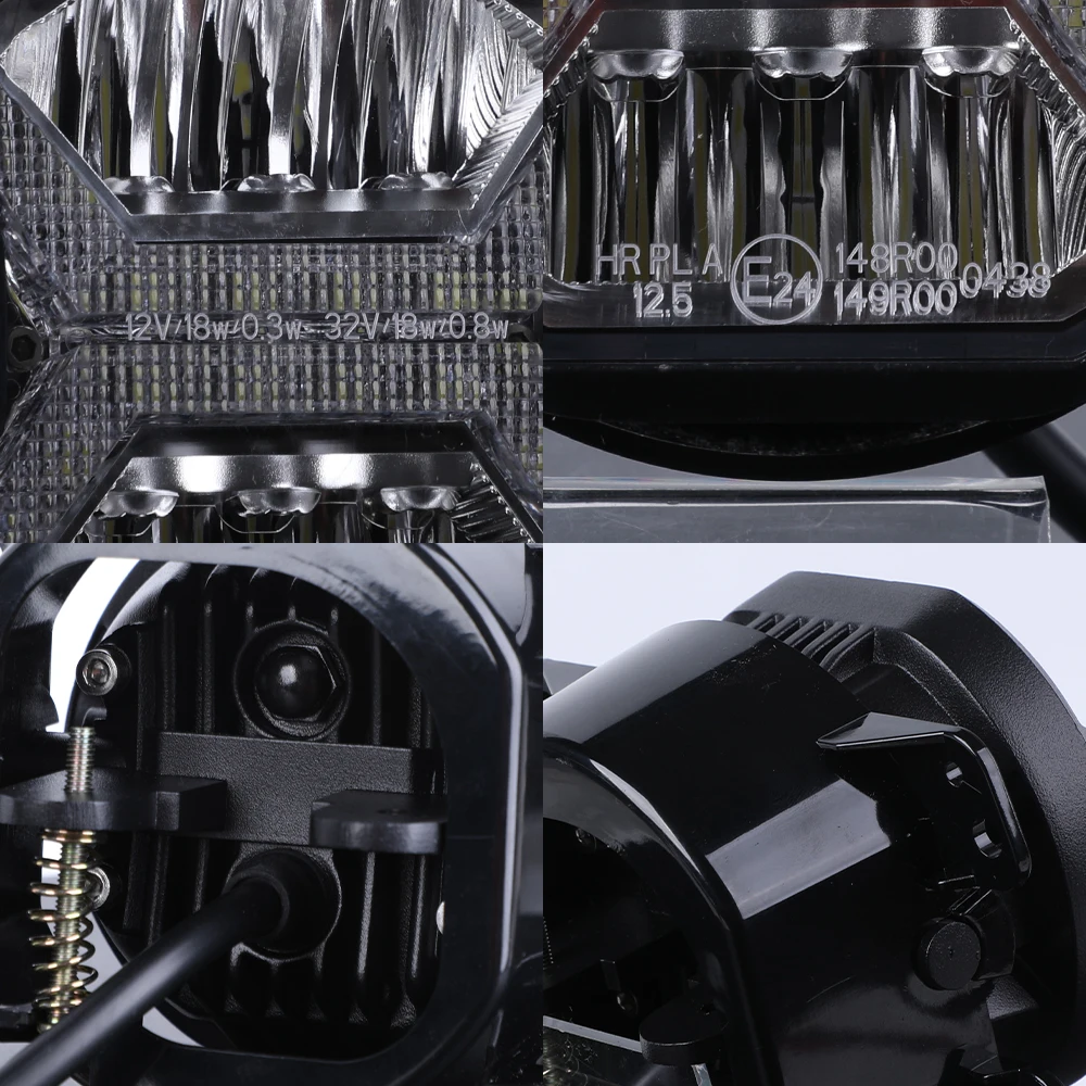 Loyo Newest Led Fog Light 4Inch Mini Fog Light Project Off Road for Jeep Jk 4Inch Fog Driving Light