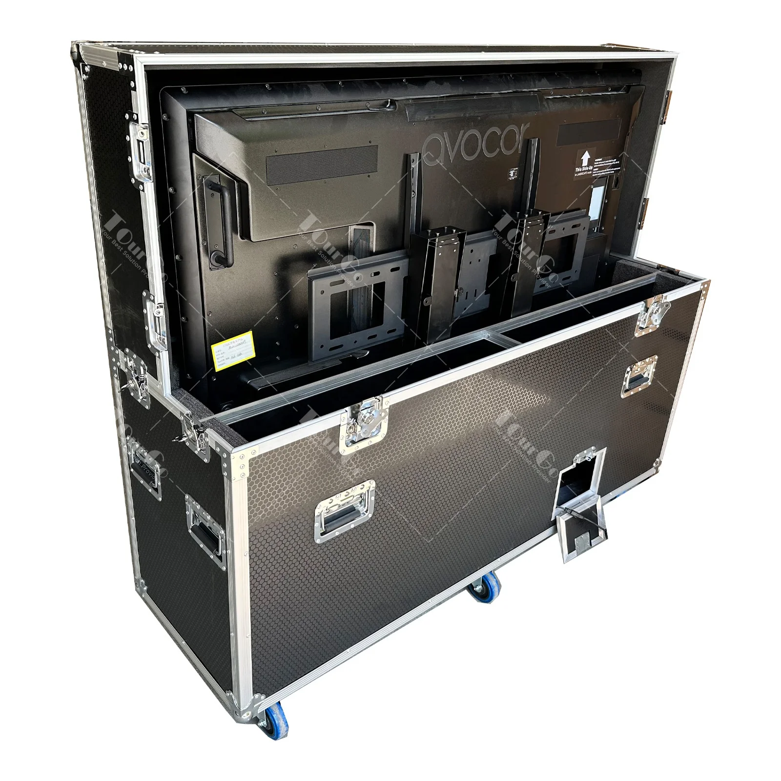 Motorised Lift TV Flight Case for 75 Inch Televisions