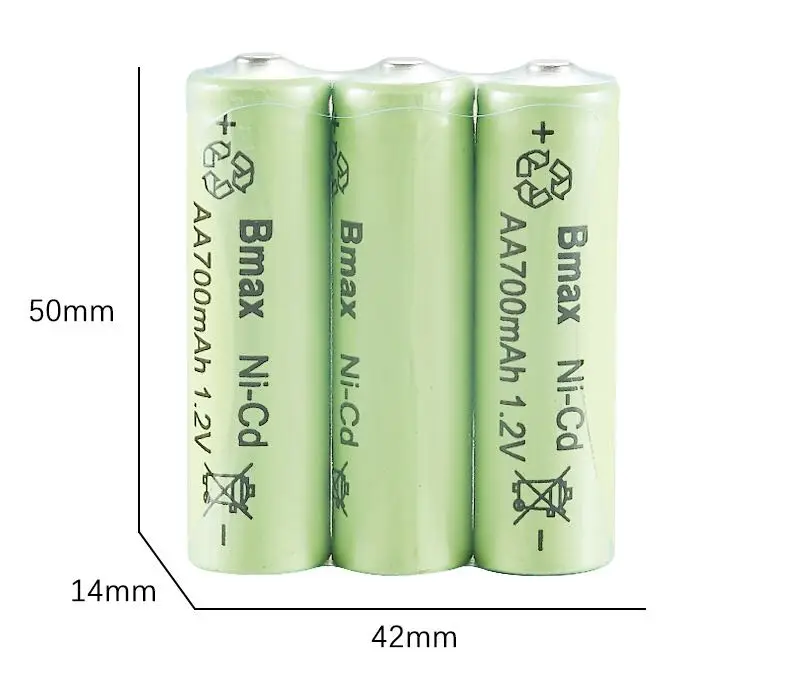 
Оптовая продажа cyclable Nicd AA 700mah Дешевый аккумулятор для детей электрический автомобиль куртка игрушки перезаряжаемые хорошее качество Nicd батарея 700mah 