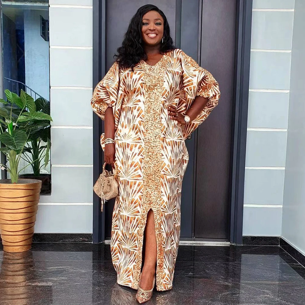 H&D Hot Sale Factory Maxi Dress Casual Dresses Beach African Dashiki  Printed Dress| Alibaba.com