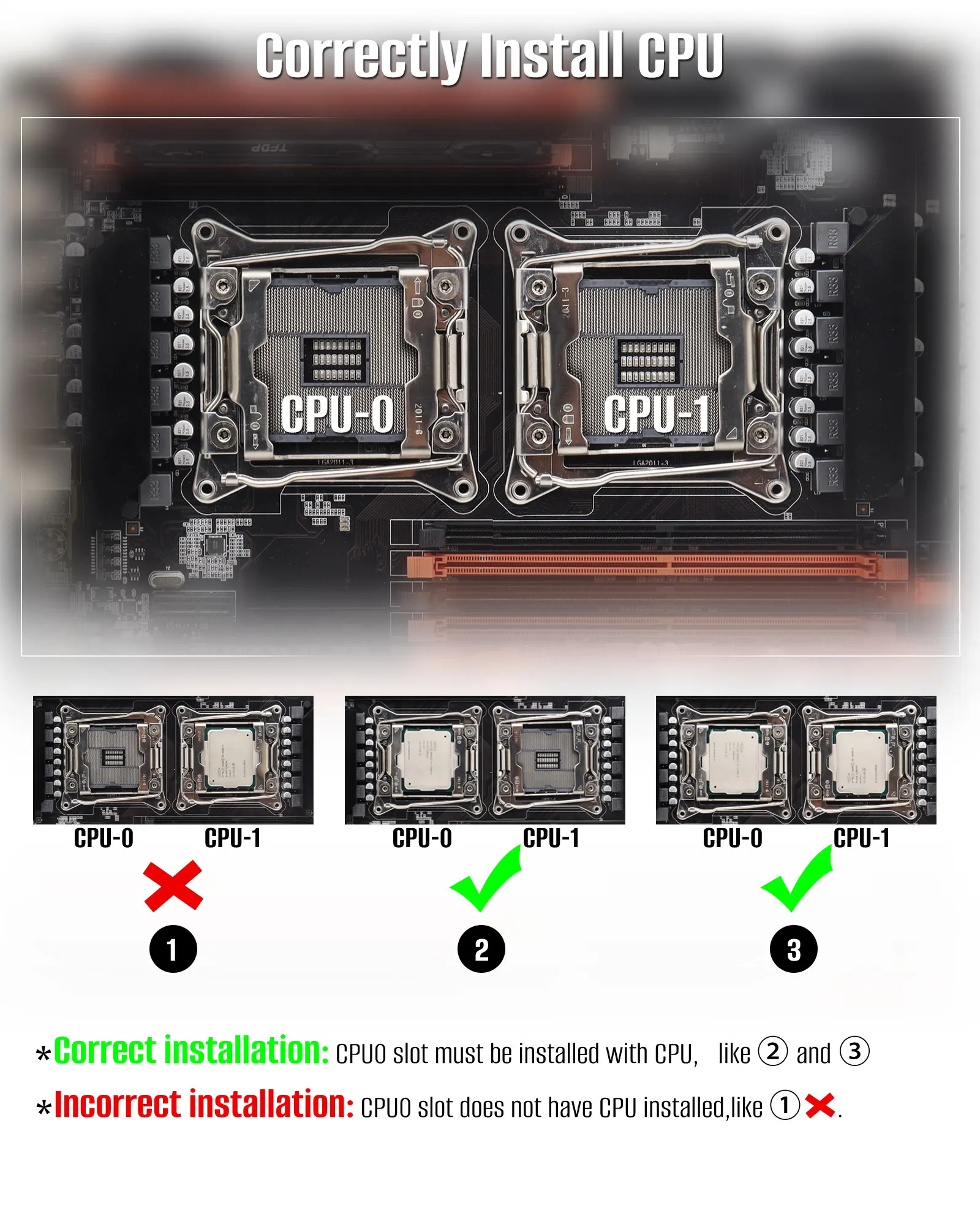 JGINYUE X99 8D4/2.5G Dual CPU Motherboard for Gaming