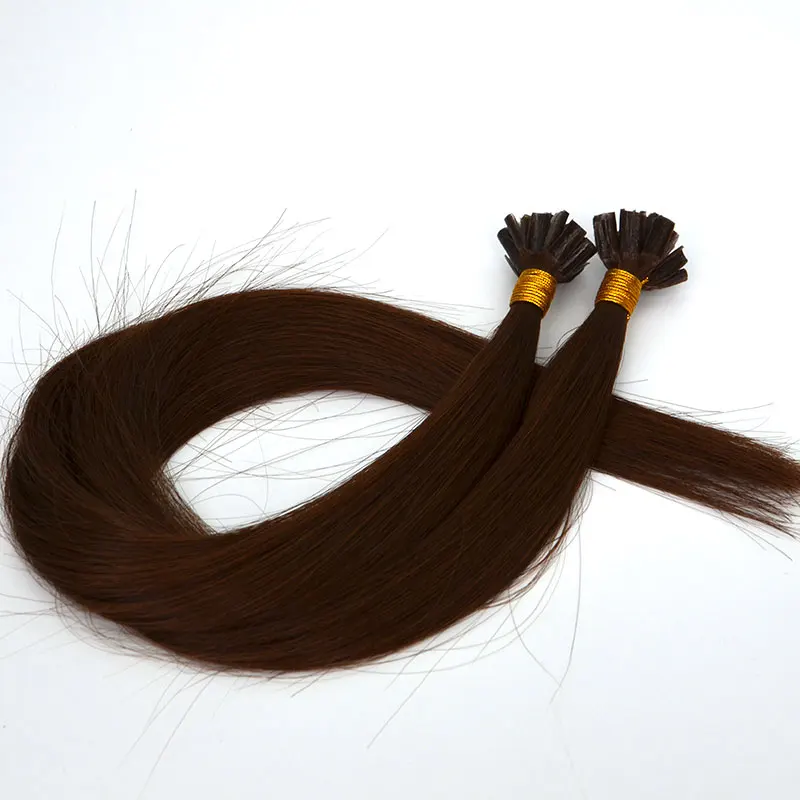 Hot selling wholesale best quality hair double drawn i tip v tip flat keratin tip hair extensions manufacture