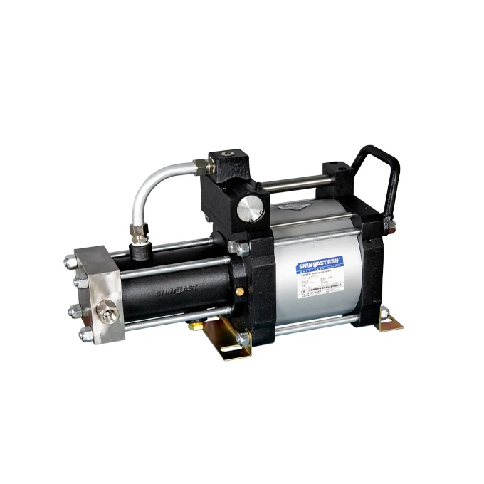 Portable Air Driven Gas Pump Nitrogen Oxygen Booster Pressure test ...