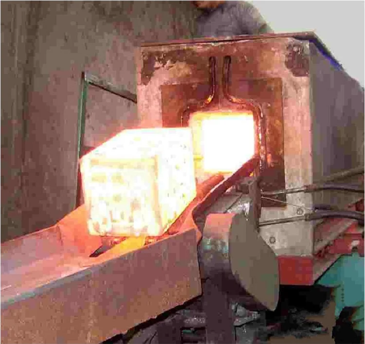 Metal Forging Induction Heating Machine Horizontal Bars Billet Heating Rod Heater Steel Iron Industrial Heating Oven Stove
