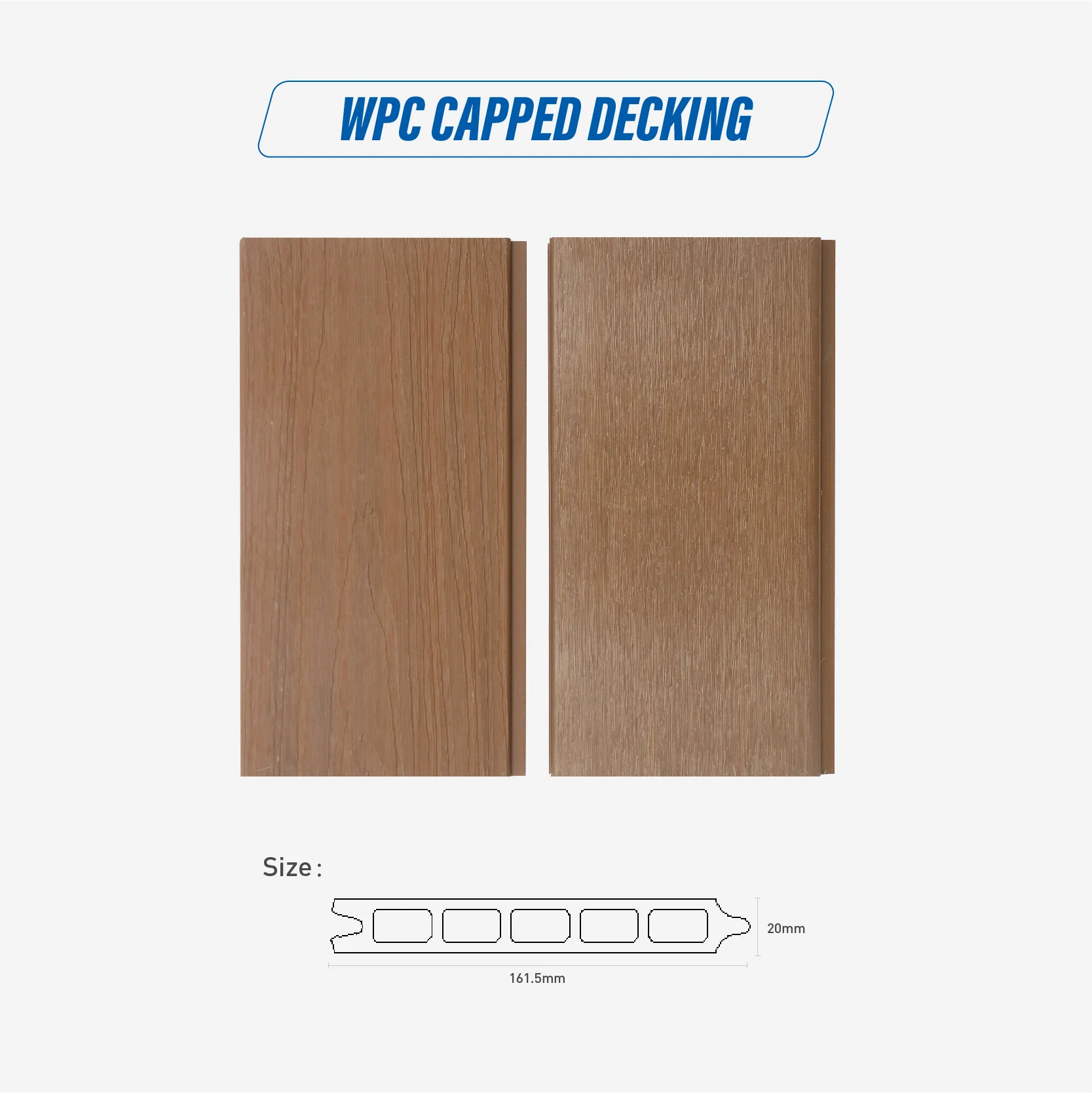 Easy Installation WPC Privacy Screen Fence Decorative Garden Fence Boards with GRS Feature Vinyl Plastic House Fence Panels