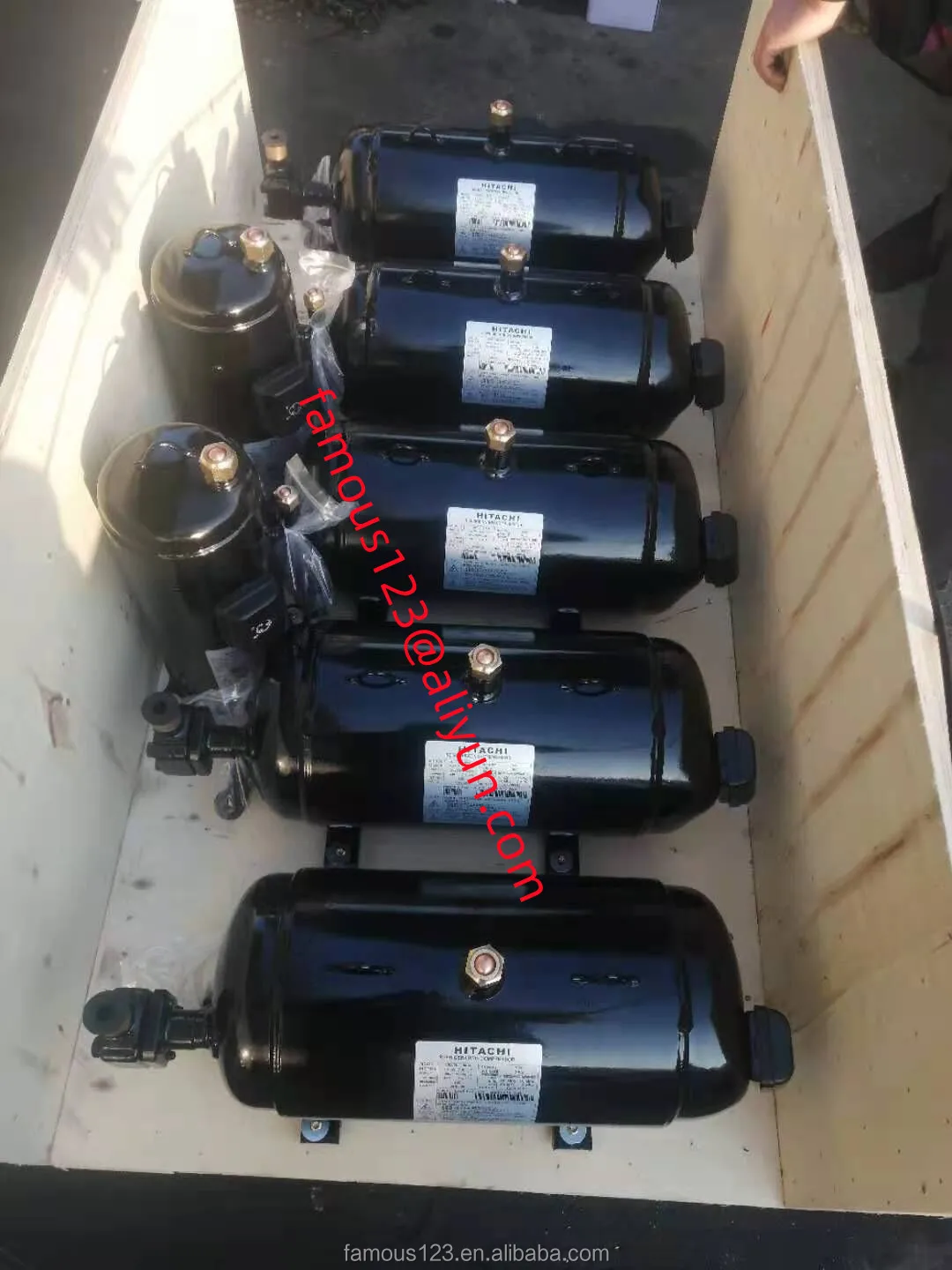 R404A Made in Japan 10HP Hitachi Scroll Compressor FL1000EL