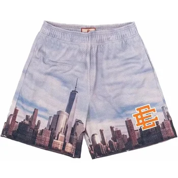 Summer american EE casual men's and women's mesh shorts basketball swim running sports polyester breathablesublimation shorts