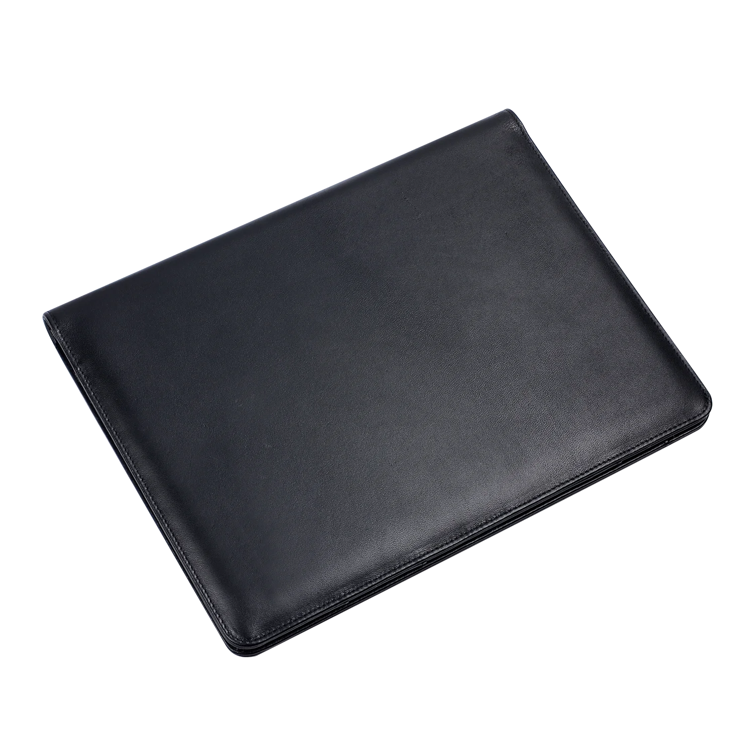 Eco-friendly PU Leather Filing Notepad File Folder Budget Holder Resume Legal Document Organizer for Presentations Interviews