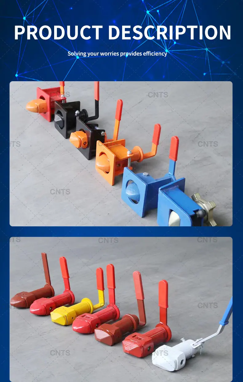 Shipping Container Lashing Semi Automatic Twist Lock Shipping Container