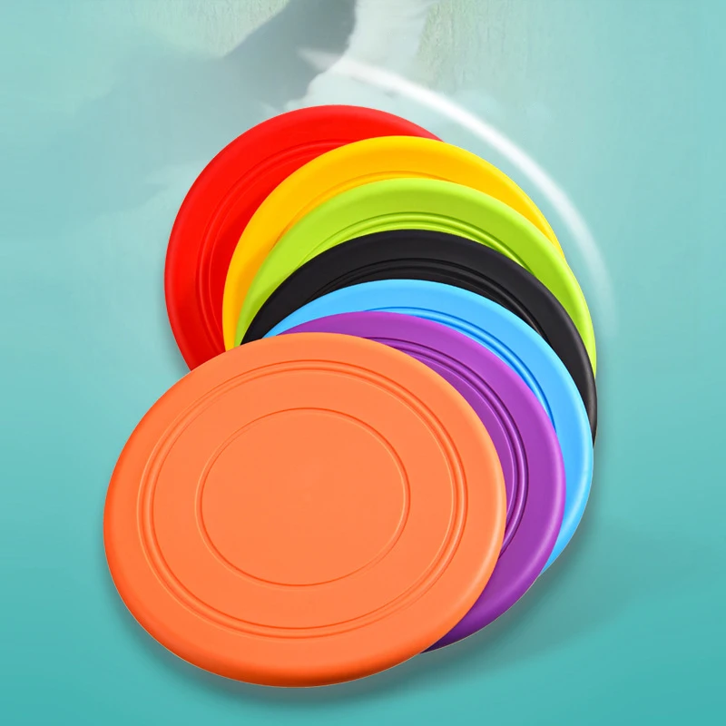 CUSTOM 2022 Durable Small Mini Chew Flying Golf Discs TPR Soft Frisbeed Pet Bite Resistant Fly Disc for Training Dogs