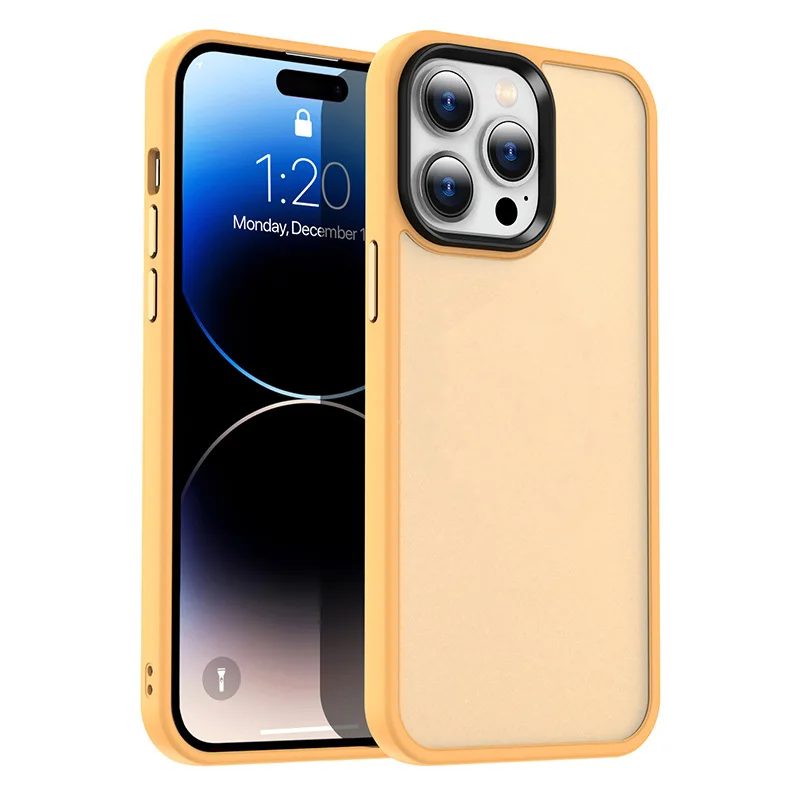 Laudtec Skin Feel Matte Phone Case for iPhone 15 Pro Max Anti Drop Transparent Phone Protective Case