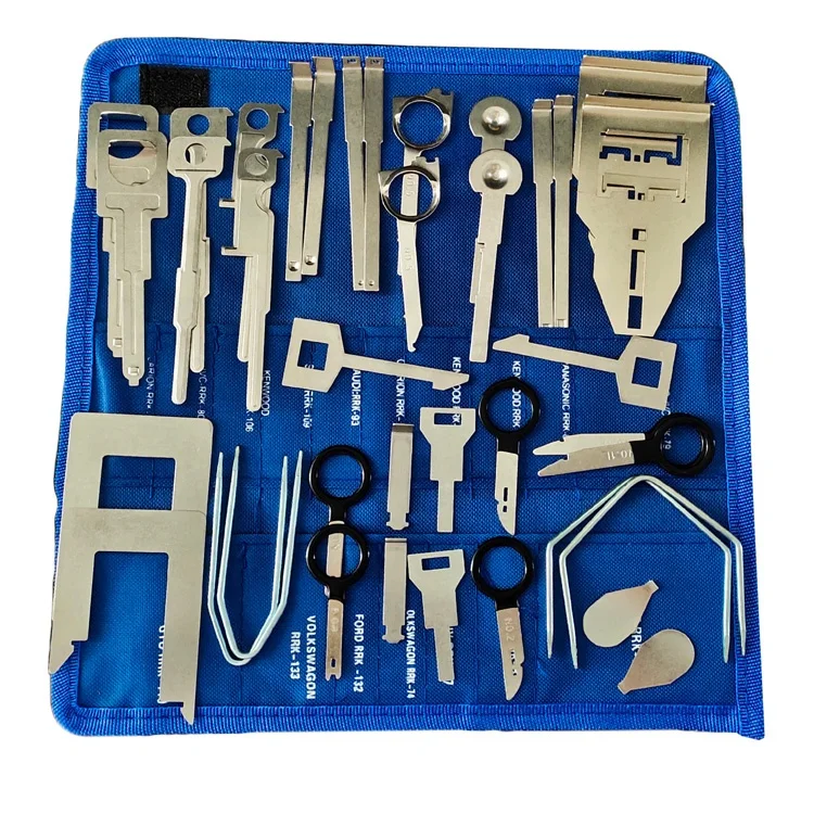 Démontage de voiture Kit d'outils de levier Garniture de clip de porte PanOP