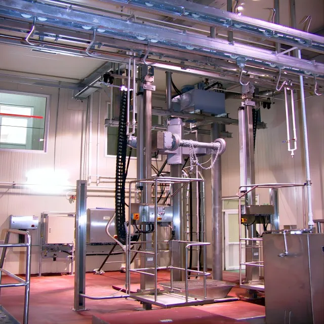 Cow slaughtering machine for 300 cows slaughtering equipment in slaughterhouse