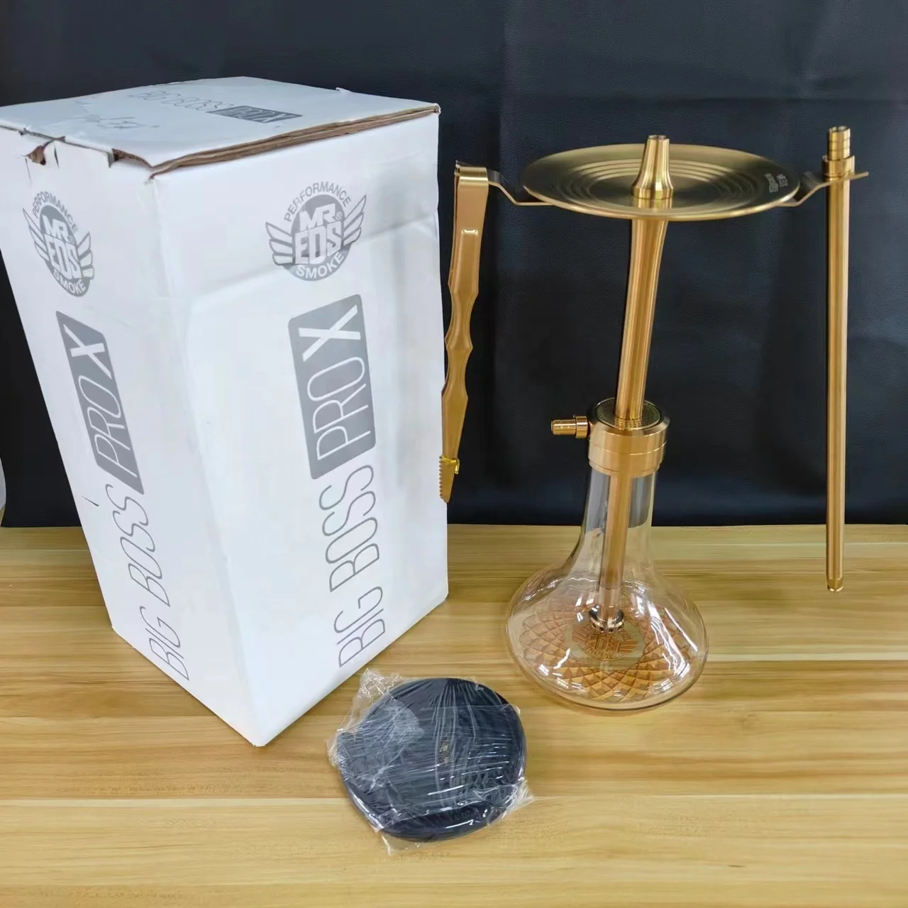 Wholesale BIG BOSS PRO X Shisha Set - Gold 304 Stainless Steel