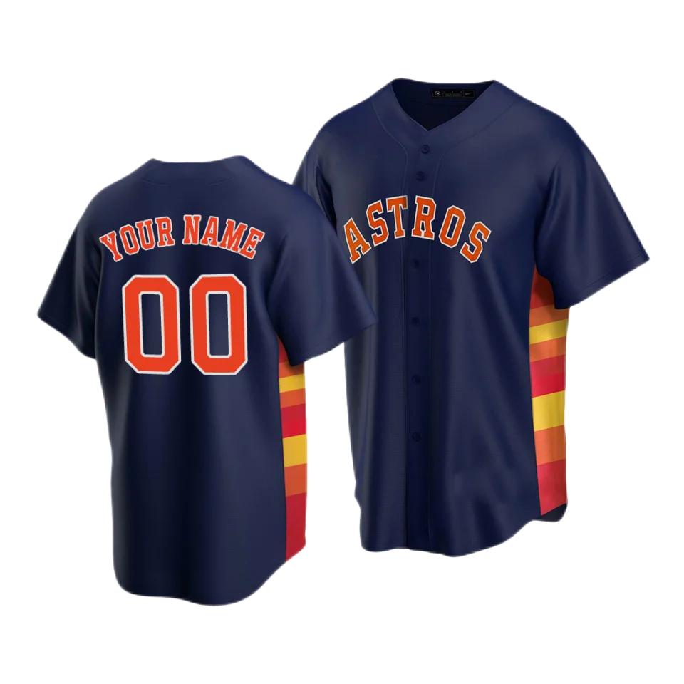 2022 Men's Houston Astros 00 Custom 7 Craig Biggio 5 Jeff Bagwell 34 Nolan  Ryan 27 Jose Altuve Stitched S-5xl Baseball Jersey - Buy Houston Astros