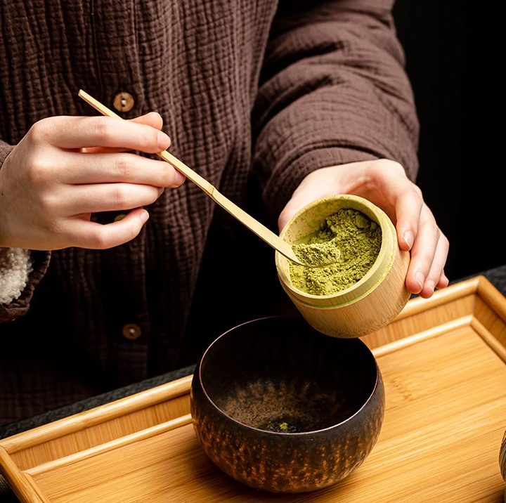 100-Piece Matcha Tea Ceremony Set - Includes Bamboo Whisk (Chasen) & Scoop (Chashaku)