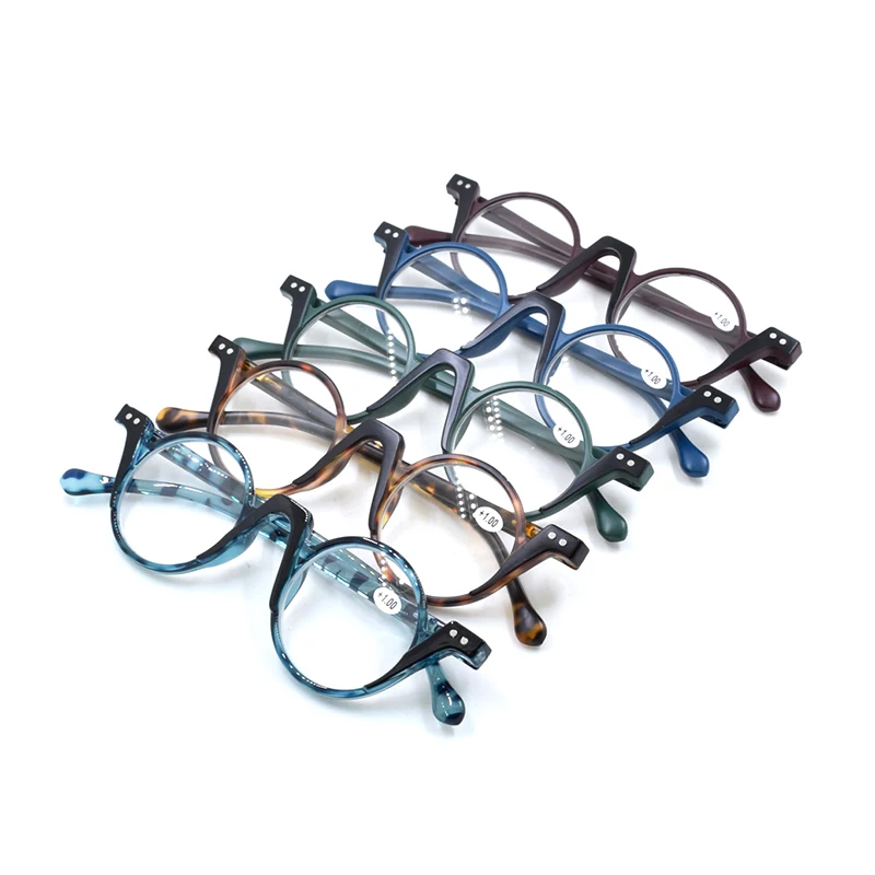 Новые модные дизайнерские прогрессивные круглые очки оптическая оправа женские компьютерные для чтения