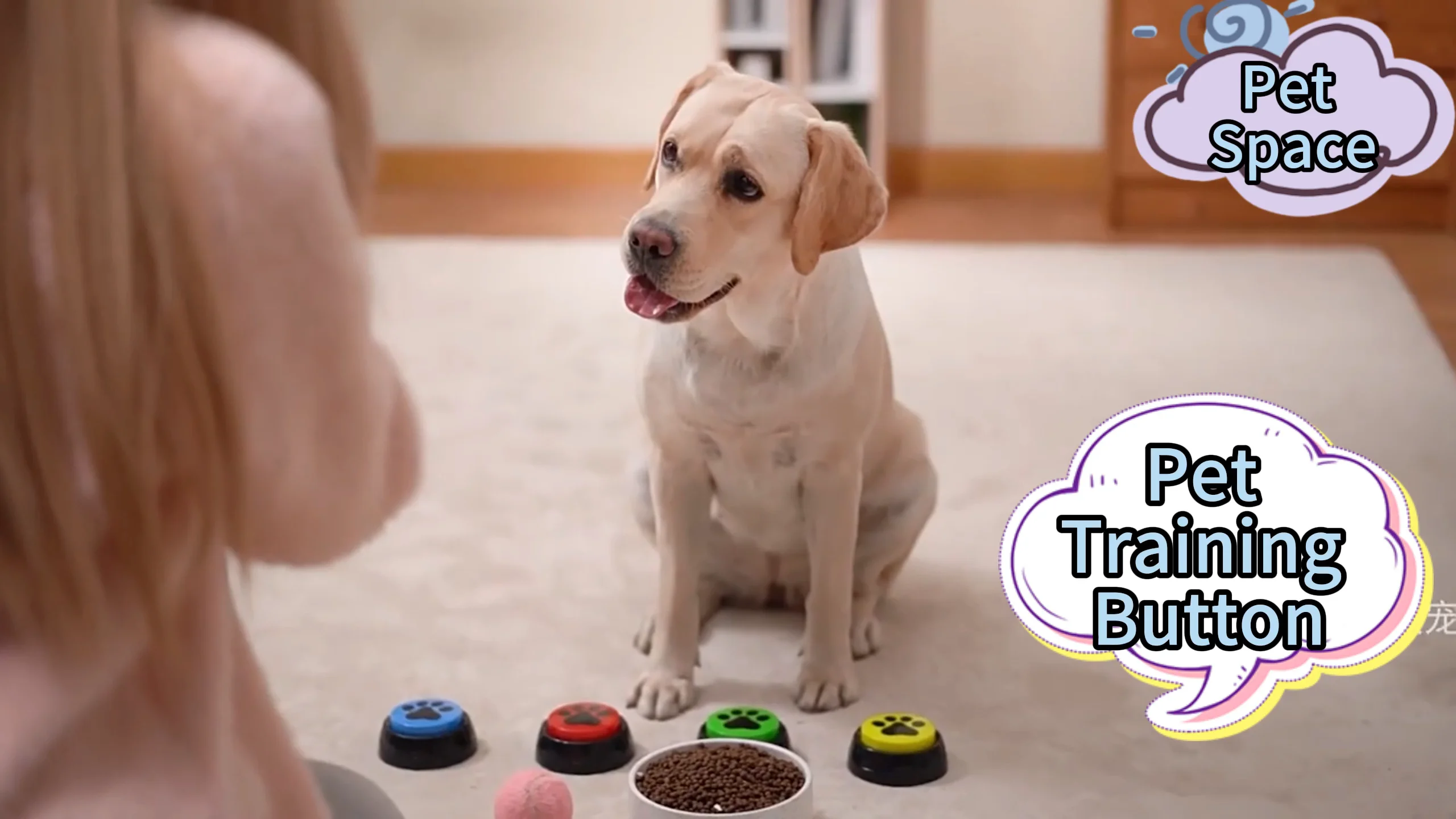 Interactive Speaker Dog Communication Button Dog Clicker Pet Training