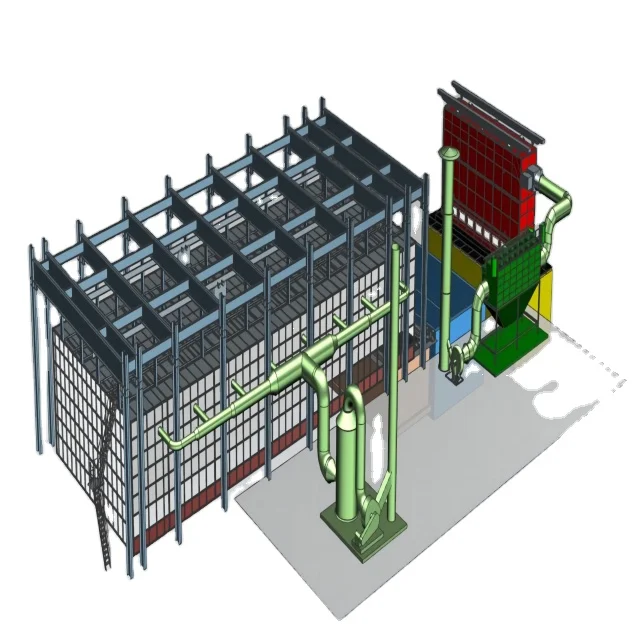 Hot Dip Galvanizing Plant Layout Design One-Stop Galvanizing Solution  Supplier Equipment PLC+Touch Screen Control Coating