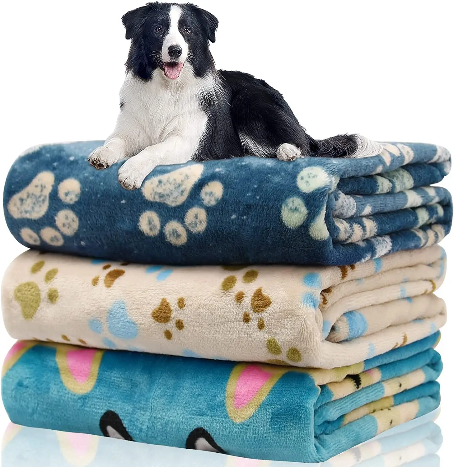 Custom Soft Reusable Training Pet Bed Calming Waterproof Outdoor Blanket For Dogs