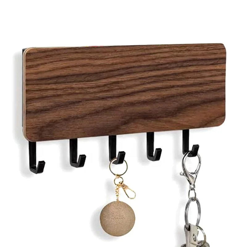 Portachiavi Da Parete A Forma Di Lettera S – Ganci In Metallo Con Monogramma – Per Chiavi, Cappotti E Accessori - 5