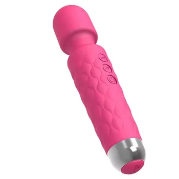 REDBURG Electric Handheld Female Dildo Vibrator Av Wand Massager Couple Sex Toys for Women