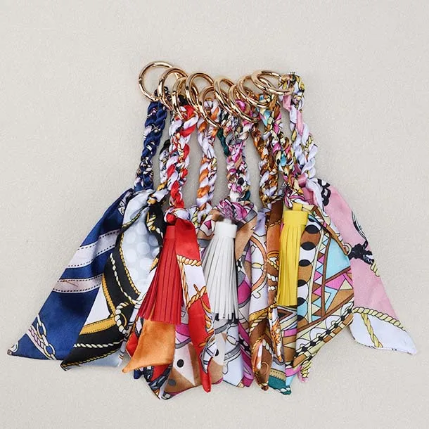 Fall Scarf Keychain