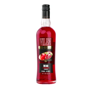 High Quality FASTKING Grenadine Syrup in Bottle 685ml OEM for Beverage Production