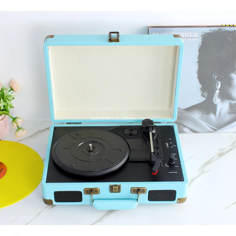 Crystal shops clear Whitewood record player